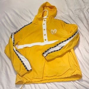 Yellow Victoria’s Secret windbreaker